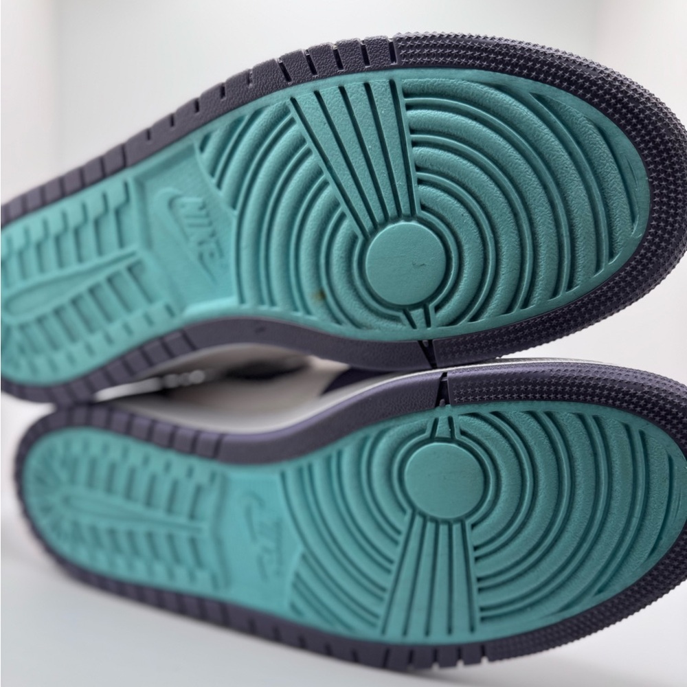 Nike Sneakers with Aqua and Charcoal Soles